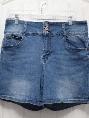 GOGO JEANS Denim Shorts Blue Women's 4" Inseam Size 17/33 (23-10)